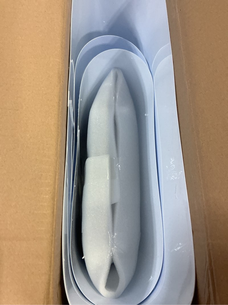 Condition photo showing Good Condition for cylinder pedestal stand pvc white display plinth pedestal stand portable sturdy cylinder stands cilindros para fiestas redondos for party wedding birthday decor cupcakes floral arrangement-3 pcs