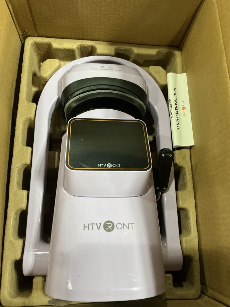 Condition photo showing Good Condition for htvront auto hat press machine - hat heat press machine with precise temp&timer control, hat heat press machine for caps with 2 platens, compatible with dtf film, embroidery, sublimation (purple)