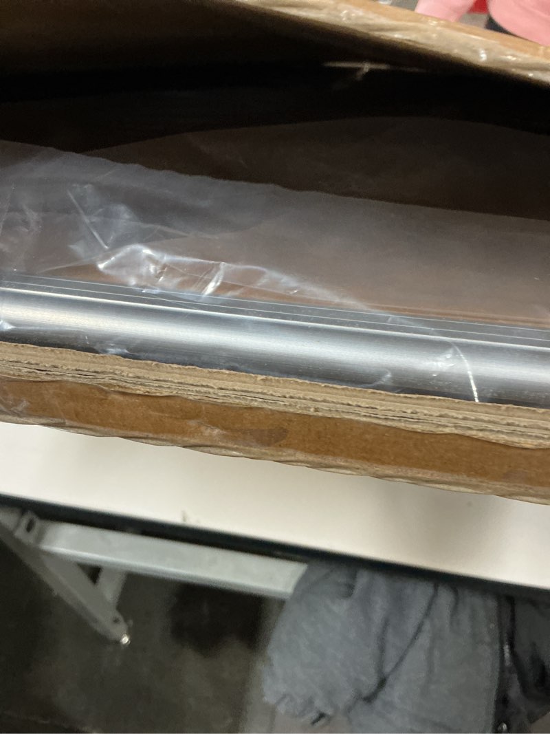 Condition photo showing New/Like New for Board2by Large Cork Board Bulletin Board 48 x 36, Silver Aluminium Framed 4x3 Corkboard, Office Board for Wall Cork, Wall Mounted Notice Pin Board with 15 Push Pins for School, Home & Office