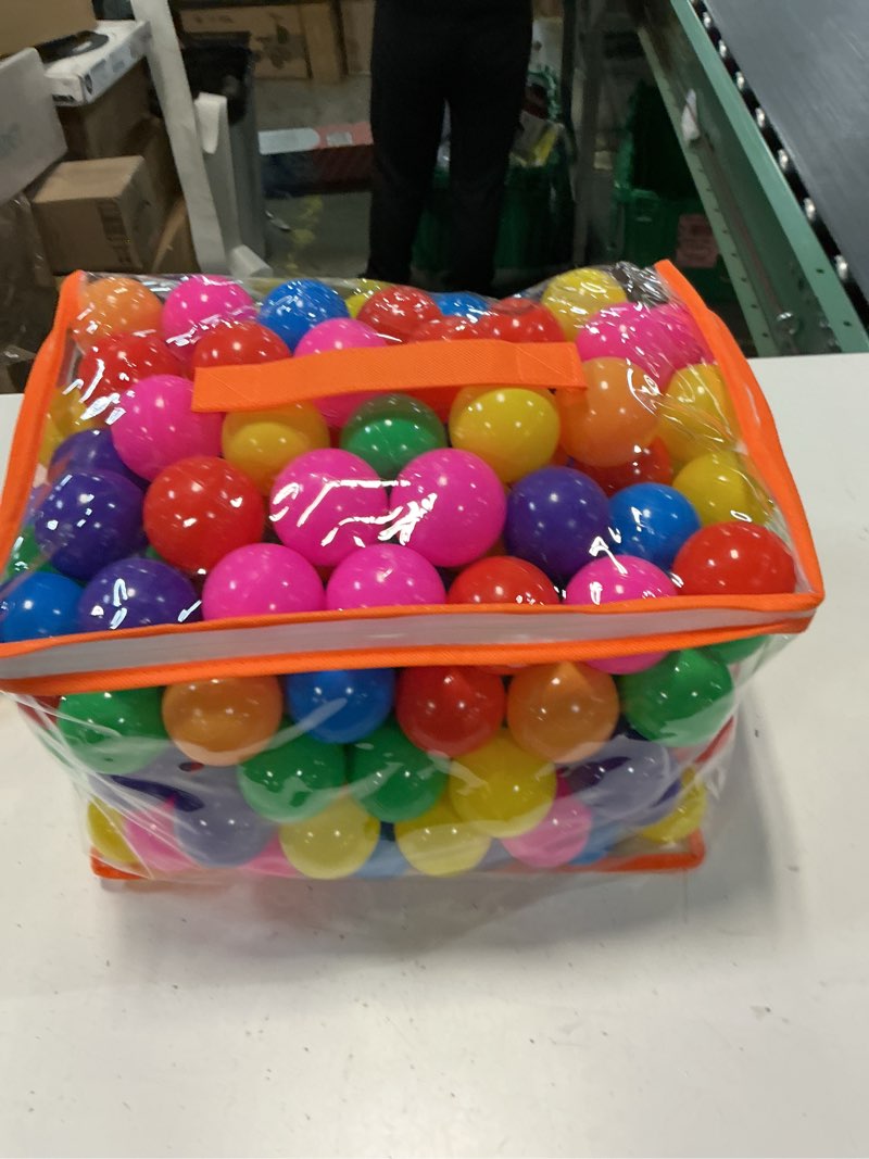 Condition photo showing Good Condition for Vanland Ball Pit Balls for Baby and Toddler Phthalate Free BPA Free Crush Proof Plastic - Multicolored Pit Balls in Reusable Play Toys for Kids with Storage Bag Bright colors 200 Balls