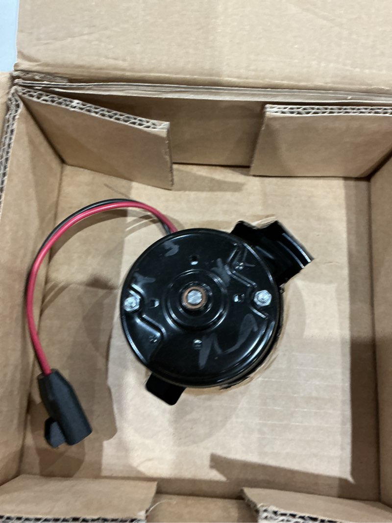 Condition photo showing As Is for hvac heater blower motor assembly for buick lesabre/park avenue/reatta/riviera, cadillac deville/eldorado/fleetwood/seville, oldsmobile 88/98/delta 88/regency/lss/toronado, pontiac bonneville