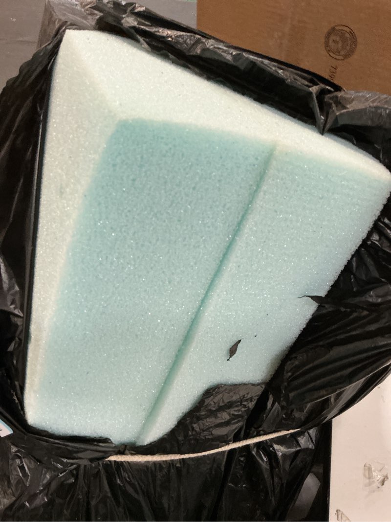 Condition photo showing As Is for LUCID - LU40FF30GT 4 Inch Gel Memory Foam Mattress Topper-Ventilated Design-Ultra Plush-Full Full 4 Inch Topper Only