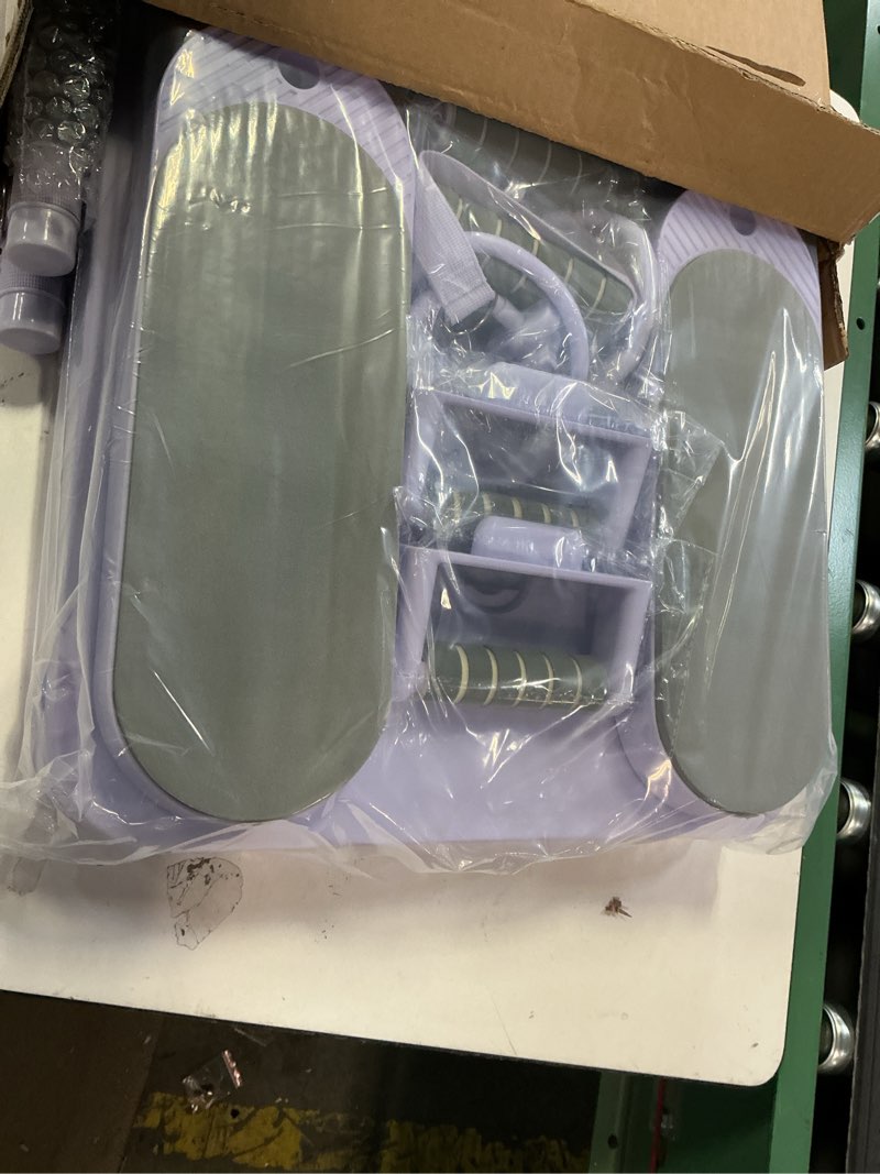 Condition photo showing Good Condition for Multifunctional Pilates Board, Pilates Reformer Sets 7-in-1 Foldable Pilates Reformer Machine for Home Workout with Timer, Phone Holder, Push-up Bar, Ab Board, 330LBS Capacity Portable Set Purple