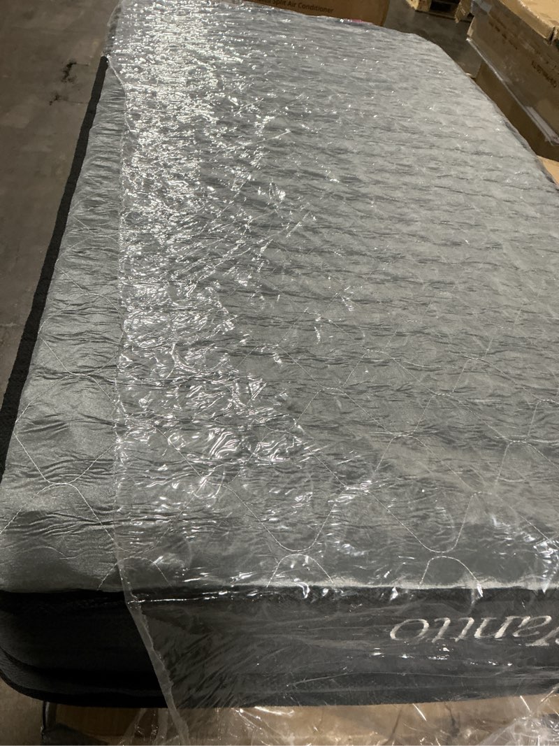 Condition photo showing As Is for Queen Size Mattress, 10 Inch Individual Pocket Springs Hybrid Memory Foam Mattress in a Box for Pressure Relief, Motion Isolation, CertiPUR-US Queen 10 Inch