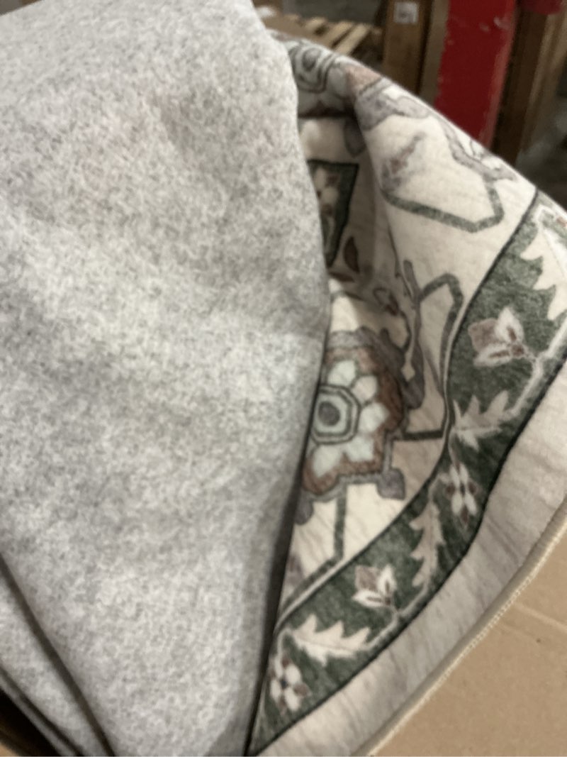 Condition photo showing Good Condition for 6x9 Area Rugs Living Room Rug: Washable Vintage Boho Medallion Rug No Slip Stain Resistant Soft Carp (similar to stock photo)