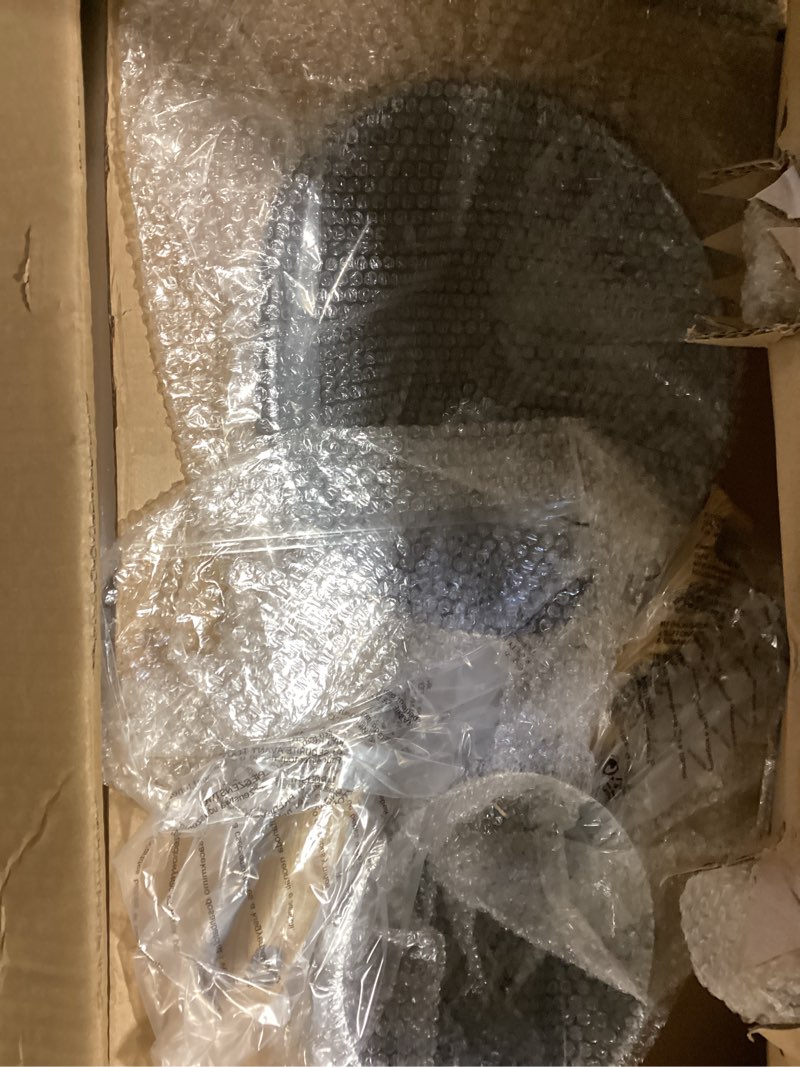 Condition photo showing As Is for Kitchen Academy Induction Cookware Sets - 12 Piece Gray Cooking Pan Set, Granite Nonstick Pots and Pans Set 12 PCS Cookware Set Gray