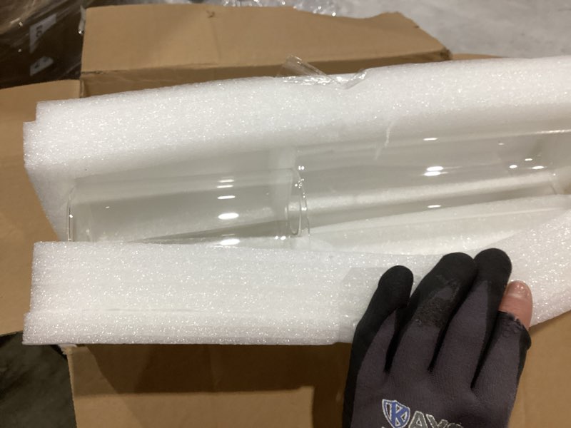 Condition photo showing Good Condition for didaey 12 pcs thin cylinder vases set for centerpieces 2.5'' diameter 2mm thickness clear glass vase hurricane floating candle holder for wedding table decoration (2.5'' x 5'',6'',8'') 12 2.5'' x 5'',6'',8''