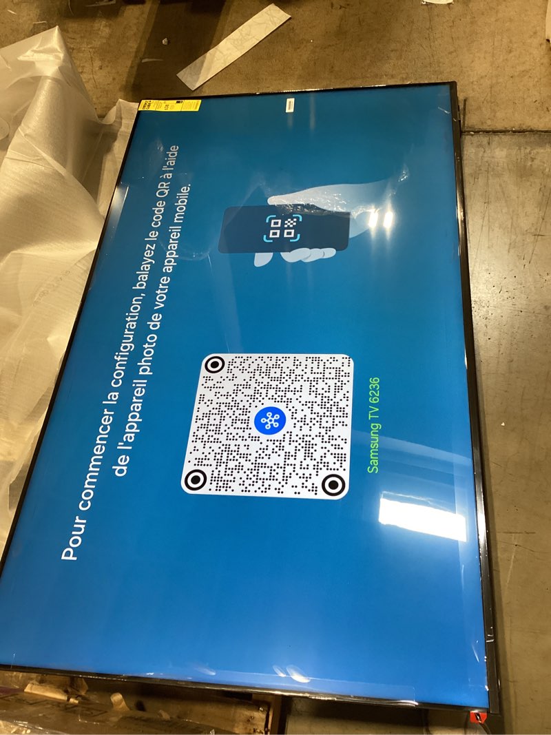 Condition photo showing New/Like New for samsung 58-inch class crystal uhd u8000f 4k smart tv (2025 model) endless free content, crystal processor 4k, metalstream design, knox security, alexa built-in