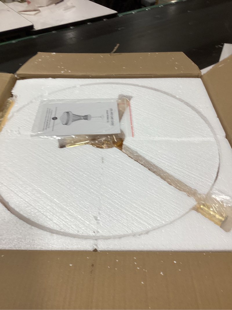 Condition photo showing New/Like New for Crystal Chandeliers for Dining Room Light Fixture,Empire Style K9 Crystal Chandeliers for Entryway,12 Lights Gold Luxury Lighting Fixtures for Living Room Stairway Bedroom Foyer D22 Inch Gold D22'' - 12Lights