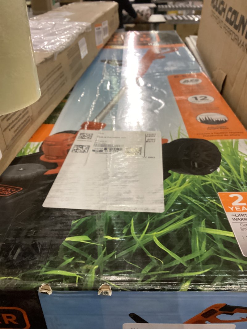 Condition photo showing As Is for BLACK+DECKER 3-in-1 Corded Lawn Mower, String Trimmer & Edger, 12-Inch (BESTA512CM)