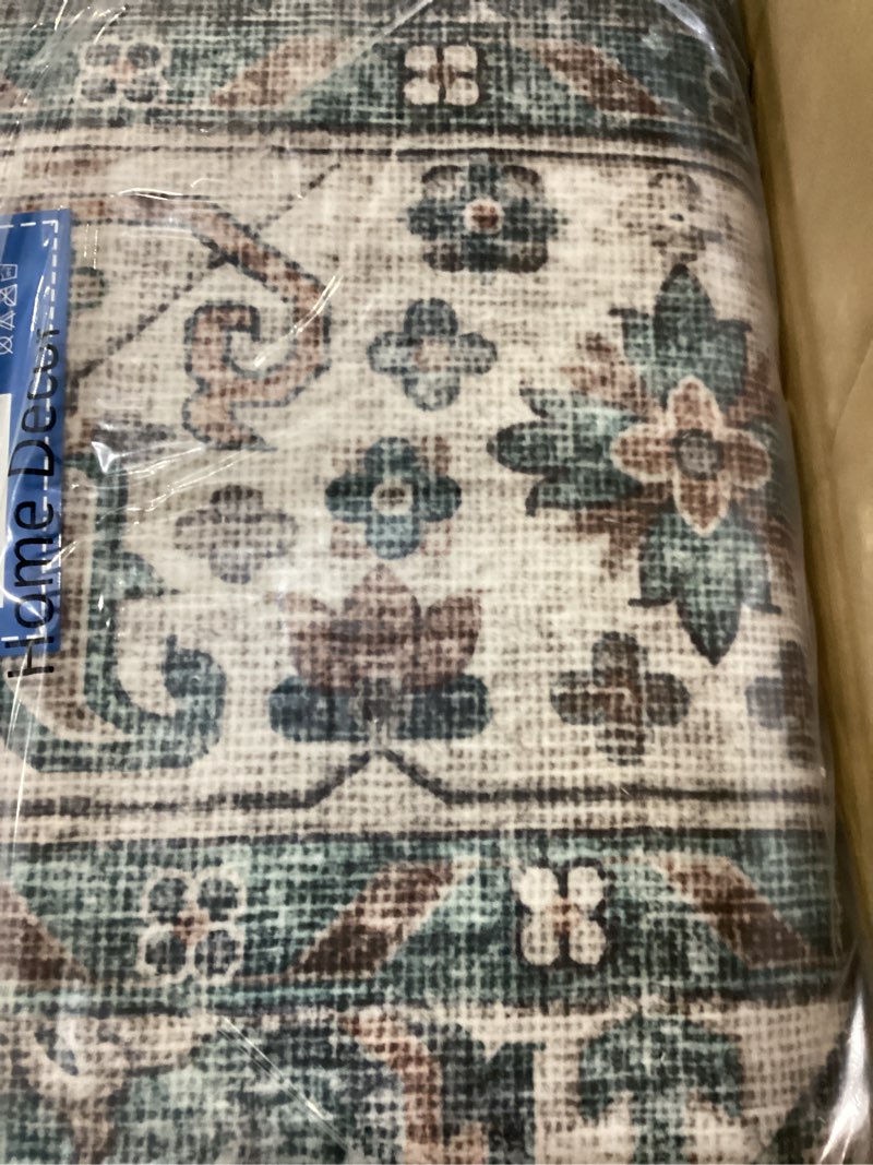 washable area rug 9x12 ultra-thin vintage medallion rug for living room, non-slip oriental floral pr