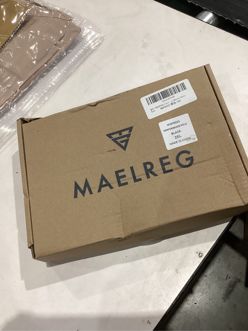 Condition photo showing New/Like New for Mens Polo Shirts Short and Long Sleeve Casual Solid Stylish Dry Fit Performance Designed Collared Golf Polo Shirts for Men Short Sleeve Medium Black