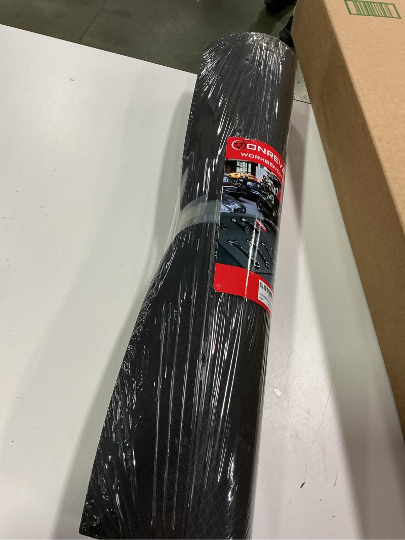 Condition photo showing New/Like New for ONREVA Workbench Mat 24X60 Inches, EVA Rubber Work Mat, Protect Your Work Bench Top, Heavy Duty Pad for Tool Box Top, Table, Tool Station, Rolling Cabinet Cart Cover Liner Matt, 60"X24" 5mm Thick