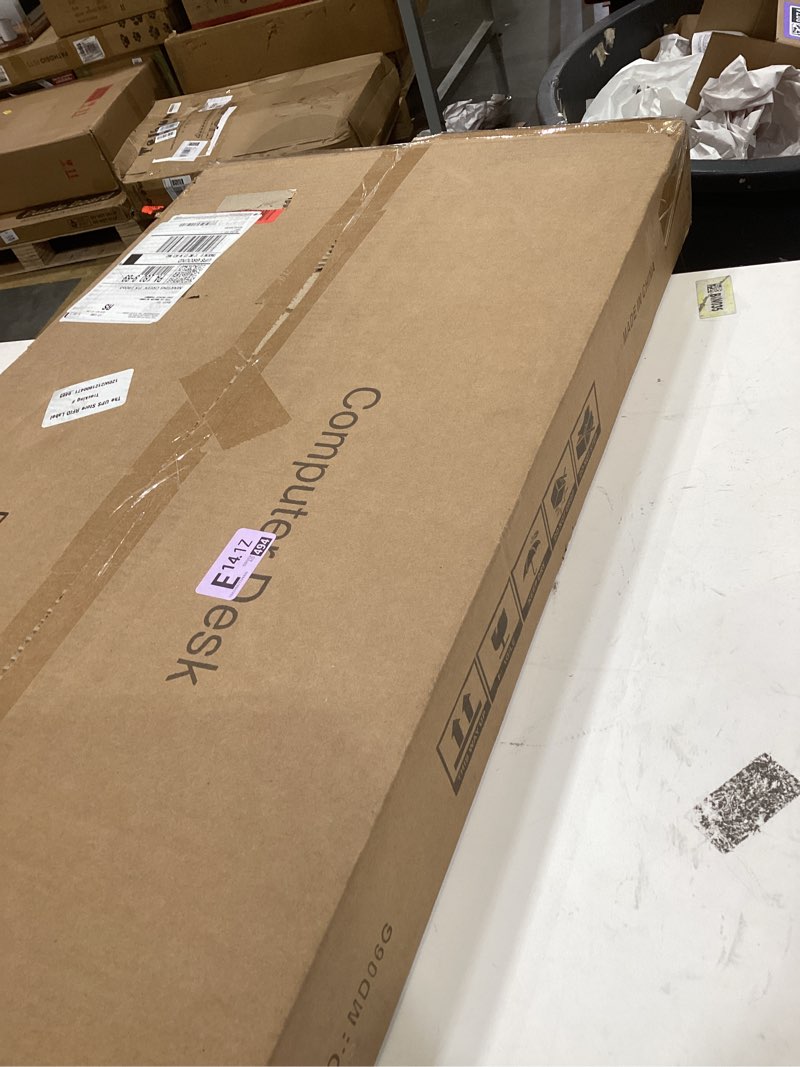 Condition photo showing Good Condition for Small Standing Desk Adjustable Height, Mobile Stand Up Desk with Wheels, 32 Inch Portable Rolling Desks for Walking Pad Treadmill Wood Rustic