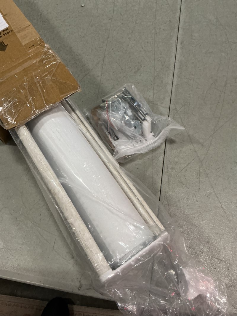 Condition photo showing New/Like New for persilux blackout roller shades for window blinds,cordless,linen fabric,thermal insulated fabric uv protection shades for home,office,bedroom,door,blackout-cream,35" w x 72" h 35"w x 72"h blackout-cream