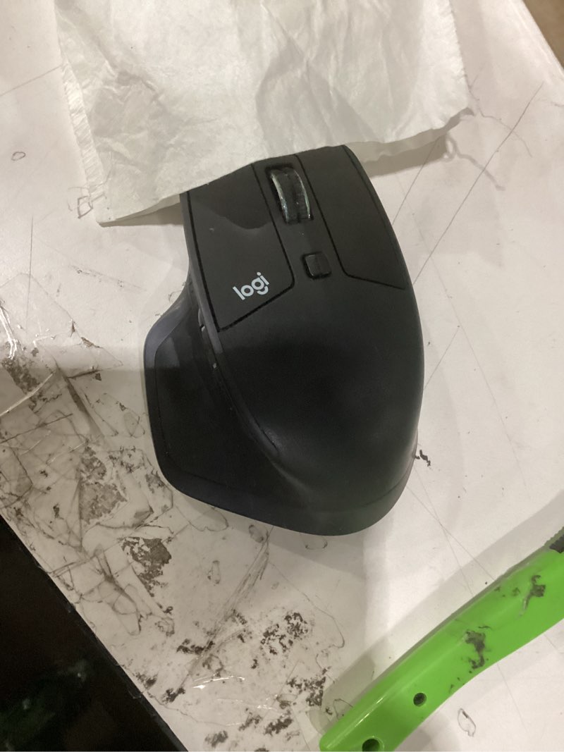 Condition photo showing As Is for Logitech MX Master 3S Bluetooth Edition Wireless Mouse, No USB Receiver - Ultra-Fast Scrolling, Ergo, 8K DPI, Track on Glass, Quiet Clicks, Works with Apple Mac, Windows PC, Linux, Chrome - Graphite Graphite Mouse w/o USB Receiver