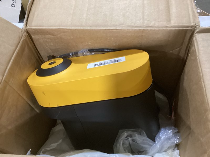 Condition photo showing As Is for Nespresso Vertuo Pop+ Coffee and Espresso Machine by De'Longhi, Mango Yellow Machine Only Mango
