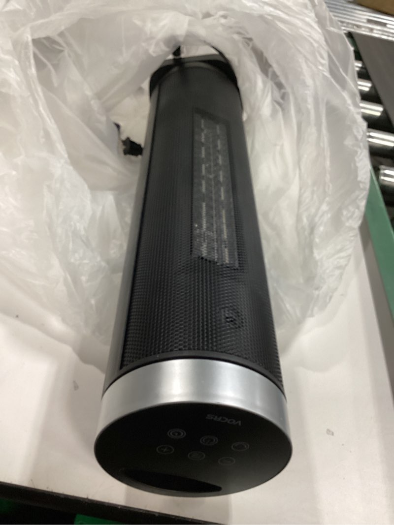Condition photo showing Good Condition for Space Heater for Indoor Use with Remote - 70° Oscillating Tower Electric Heater, 24 Inchs, 12H Timer, 1500W Quiet PTC Ceramic Heating with Thermostat, Fast Safety Heat for Office, Home, Bedroom