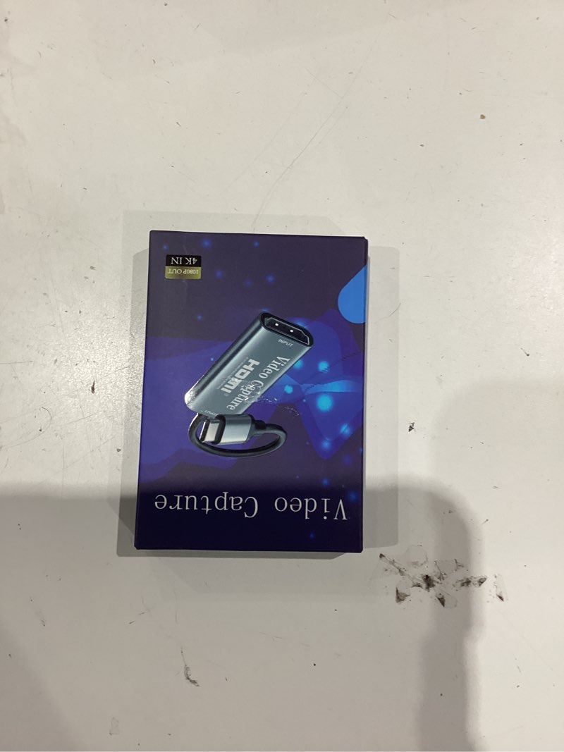 Condition photo showing New/Like New for video capture card, video recording card wonderful 4k hdmi to 1080p usb c for gaming streaming tv recorder, for windows mac os system with usb c adapter to adjust ps4, switch, xbox1 usb-c grey