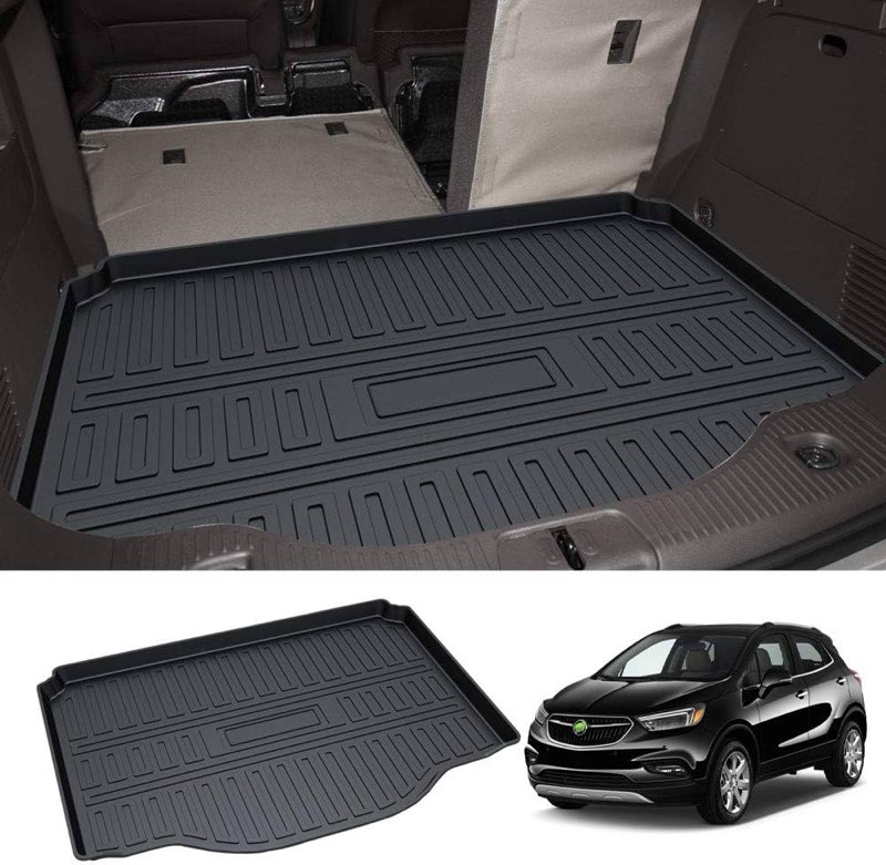 powerty trunk mat for buick encore 2013-2022/chevrolet trax 2014-2023 accessories cargo mats tpo all