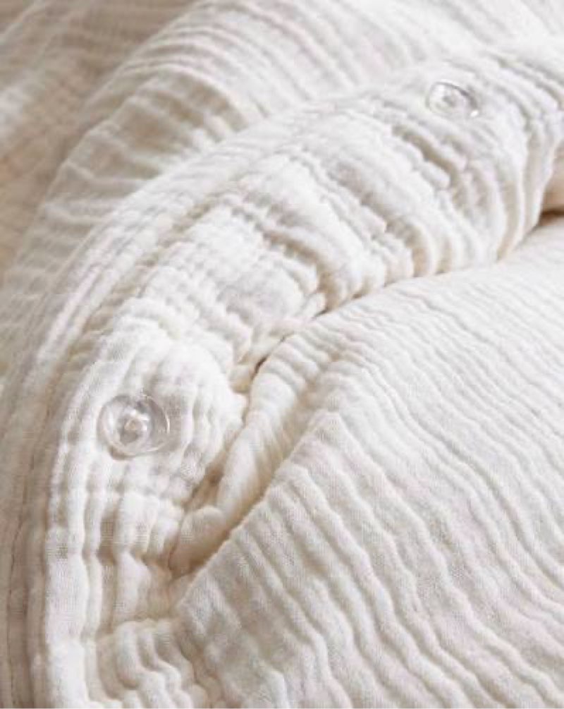 quince airy gauze duvet cover king