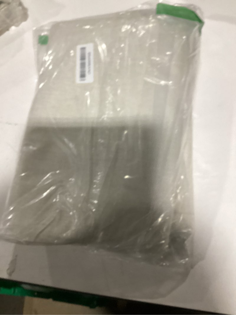 Condition photo showing New/Like New for 100% Blackout Shield Linen Blackout Curtains for Bedroom 63 Inches Long, Back Tab/Rod Pocket Living Room Drapes, Thermal Insulated Blackout Curtains 2 Panels Set, 50" W x 63" L,Cream Cream 50"W x 63"L (Pack of 2)