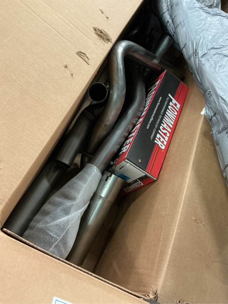 Condition photo showing As Is for Flowmaster 817895 American Thunder Cat-Back Exhaust System