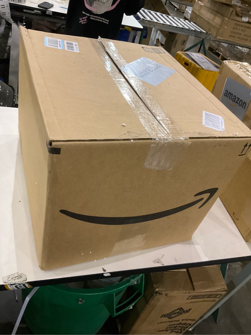 Condition photo showing New/Like New for Lessymo 8 x 10 Area Rugs for Living Room- Machine Washable Area Rugs Boho Faux Wool Low Pile Area Rug for Bedroom, Floral Medallion Vintage Rugs with Non-Slip Rubber, Kid & Pet Friendly, Grey White