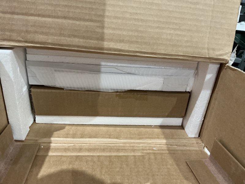 Condition photo showing Good Condition for teenfon pedestal sink storage cabinet with 2 doors and drawer, bathroom sink cabinet, under sink storage with u-shape cut-out, white