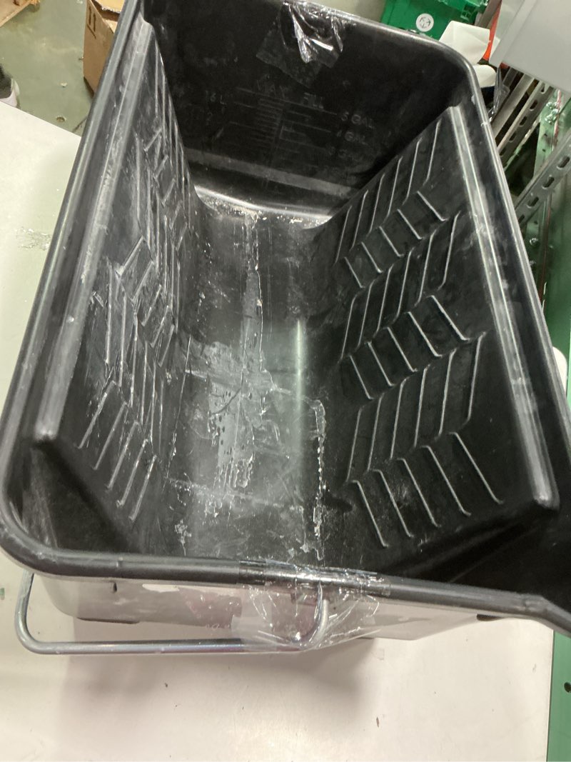 Condition photo showing As Is for Purdy 140796018 Dual Roll-Off 5-Gallon Bucket, Black