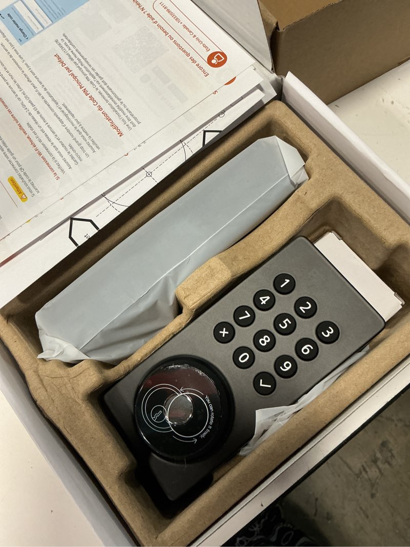 Condition photo showing Good Condition for philips wifi keypad door lock with handle, built-in wifi, app remote control, voice & fingerprint unlock, smart locks for front door with auto lock, digital front door lock set, keyless entry deadbolt matte black