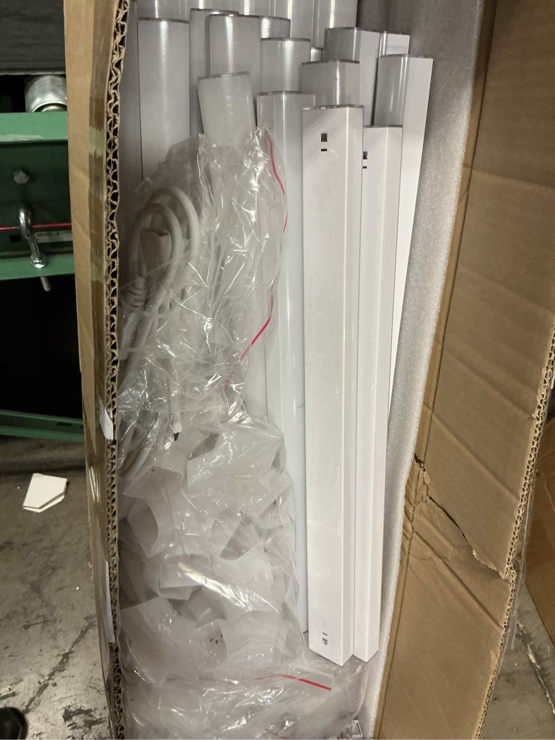 Condition photo showing As Is for lzhome led hexagon garage light - super bright 900w 108000lm car detailing shop ceiling lights light