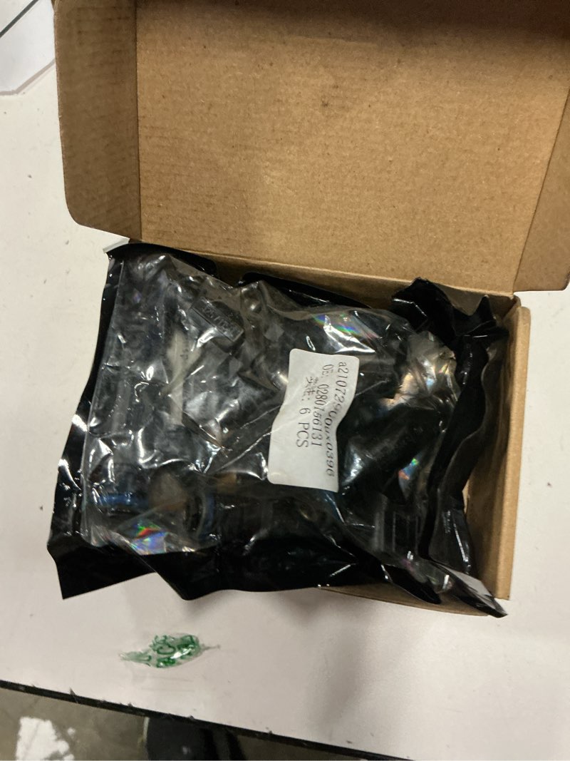 Condition photo showing As Is for fuel injector, for cadillac cts base 3.6l 2004-2007 for cadillac srx base 3.6l 2004-2006 no.12571159 metal black, 6pcs