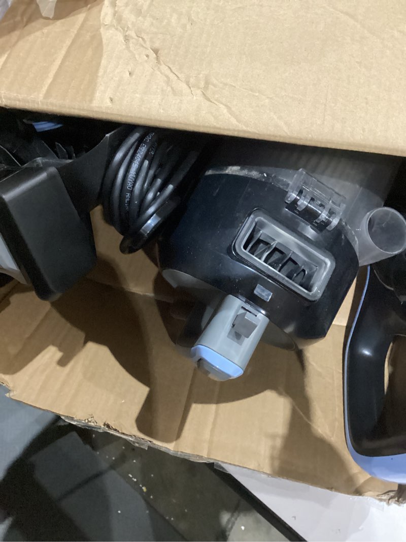 Condition photo showing As Is for Shark NV352 Navigator Lift Away Upright Vacuum, Hepa Filter, Anti-Allergen Technology, Swivel Steering, Ideal for Carpet, Stairs, & Bare Floors, with Wide Upholstery & Crevice Tools, Lavender Navigator (Lavender)