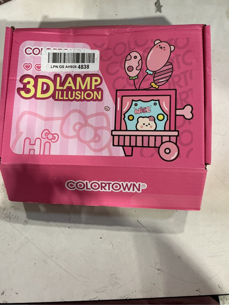 Condition photo showing New/Like New for hockey night light, hockey gifts for girl, 3d night light with remote control, 16 colors changing, rgb flashing mode, timer and dimmable, gifts for boys christmas decor hockey 2