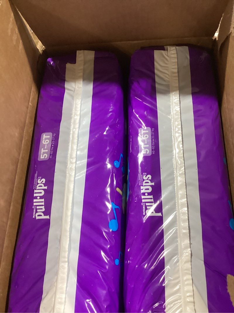 Condition photo showing New/Like New for Pull-Ups Boys' Potty Training Pants, Size 5T-6T Training Underwear (46-60 lbs), 80 Count (2 Packs of 40)