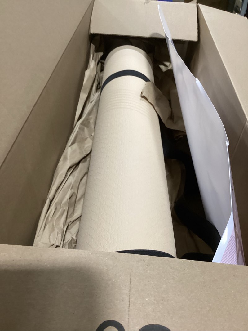 Condition photo showing Good Condition for Yoga Mat High Density Exercise Mat, 76"x32"x0.27"Thick Wide & Large Yoga Mat for Women Men, Professional POE Workout Mat for Yoga, Pilates, Fitness & Stretching Beige Coffee