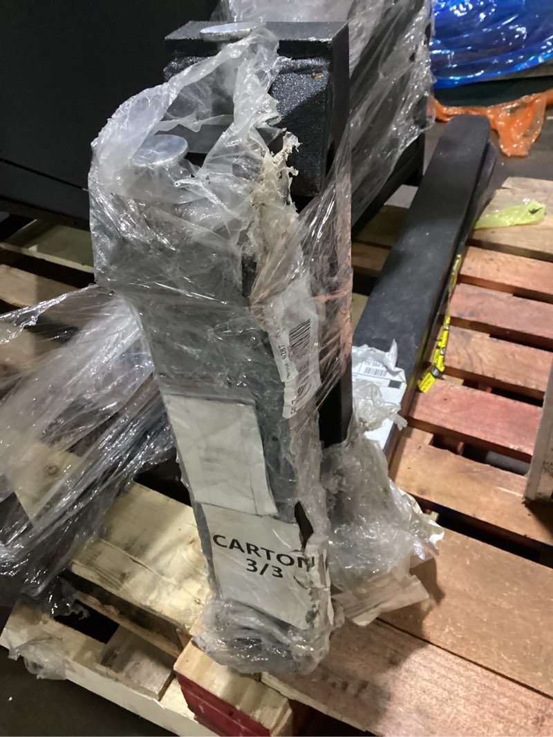 Condition photo showing Good Condition for yitamotor 48" pallet forks forklift blades, 4000lbs universal skid steer pallet forks attachment, heavy duty quick attach forklift blades for kubota bobcat skid steer loaders tractors, 2 packs 48 inch