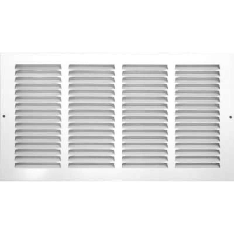 accord ventilation 12 in x 6in steel white sidewall/ceiling register