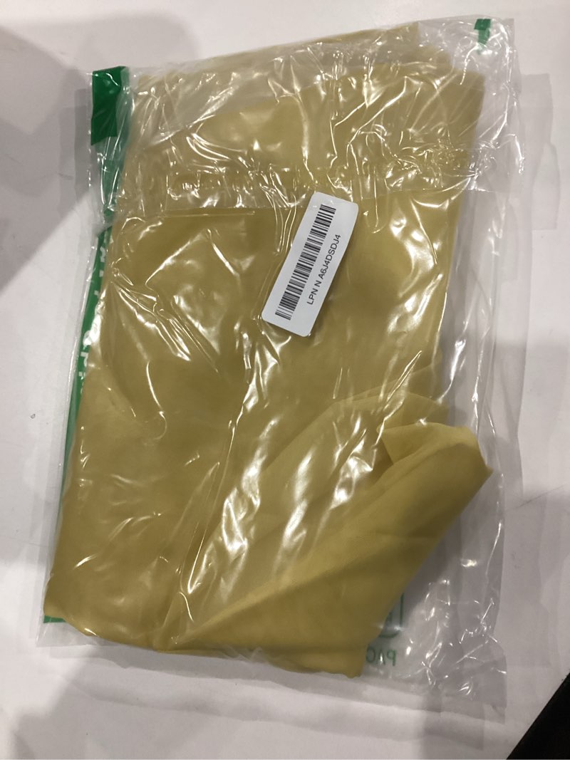 Condition photo showing As Is for Aiyufeng Yellow Sheer Curtains 63 Inches Long 2 Panels Set, Semi Transparent Voile Rod Pocket Sheer Window Drapes for Bedroom Bed Canopy Living Room Dining Wedding Party Backdrop, 40W x 63L inch 40"W x 63"L (Pack of 2) Yellow