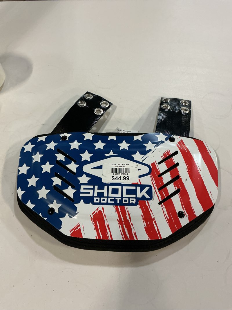 Condition photo showing Good Condition for shock doctor showtime chrome usa flag back plate adult one size 850-99-flg-30 - all