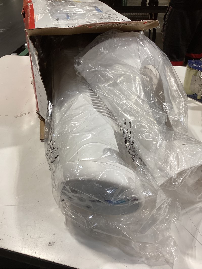 Condition photo showing Good Condition for honeywell quietset whole room oscillating tower fan with remote, white, hyf260