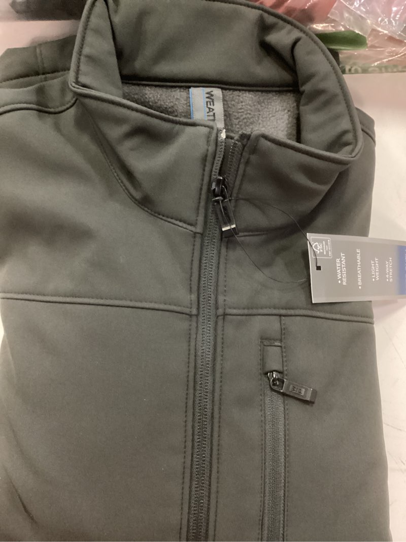 Condition photo showing Good Condition for weatherproof men's softshell jacket – wind & water resistant – breathable, lightweight outdoor coat x-large olive