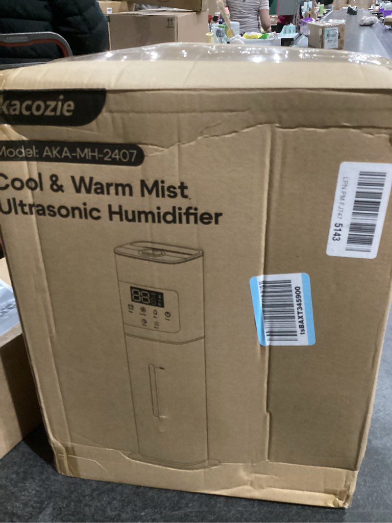 Condition photo showing As Is for Provirtec 6L Self-Cleaning Humidifier for Large Room, CleanCare Warm & Cool Mist, No-Leak Design & T