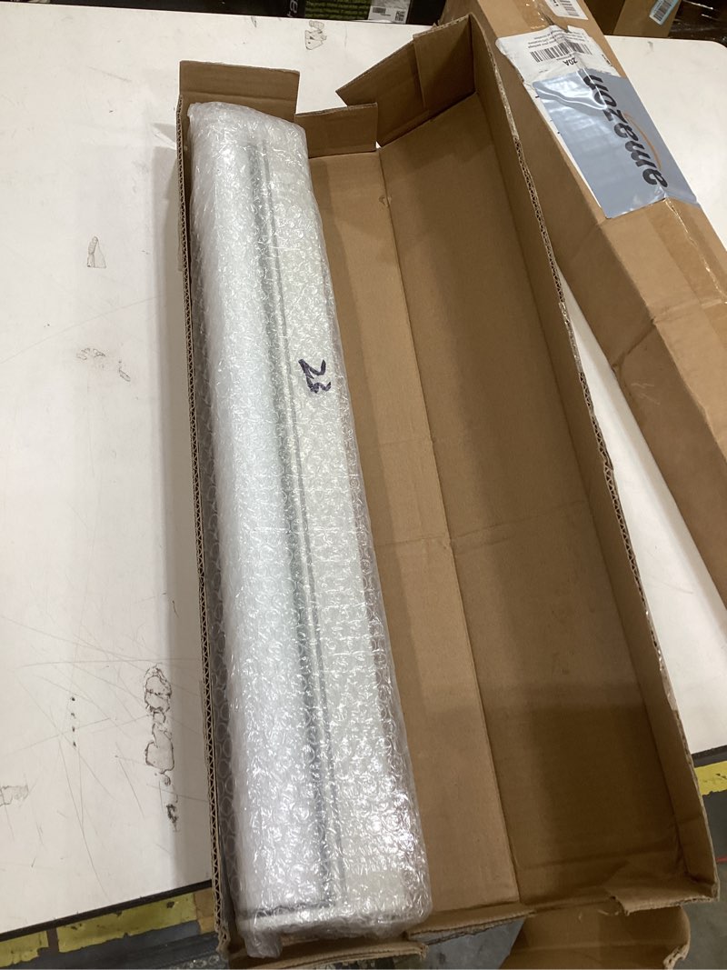 Condition photo showing Good Condition for hestia no drill cordless blackout roller shades, easy-install tension window blinds with polyester fabric, heat insulated waterproof indoor blind for home and office, white, 23" w x 54" h 23"w x 54"h signal white