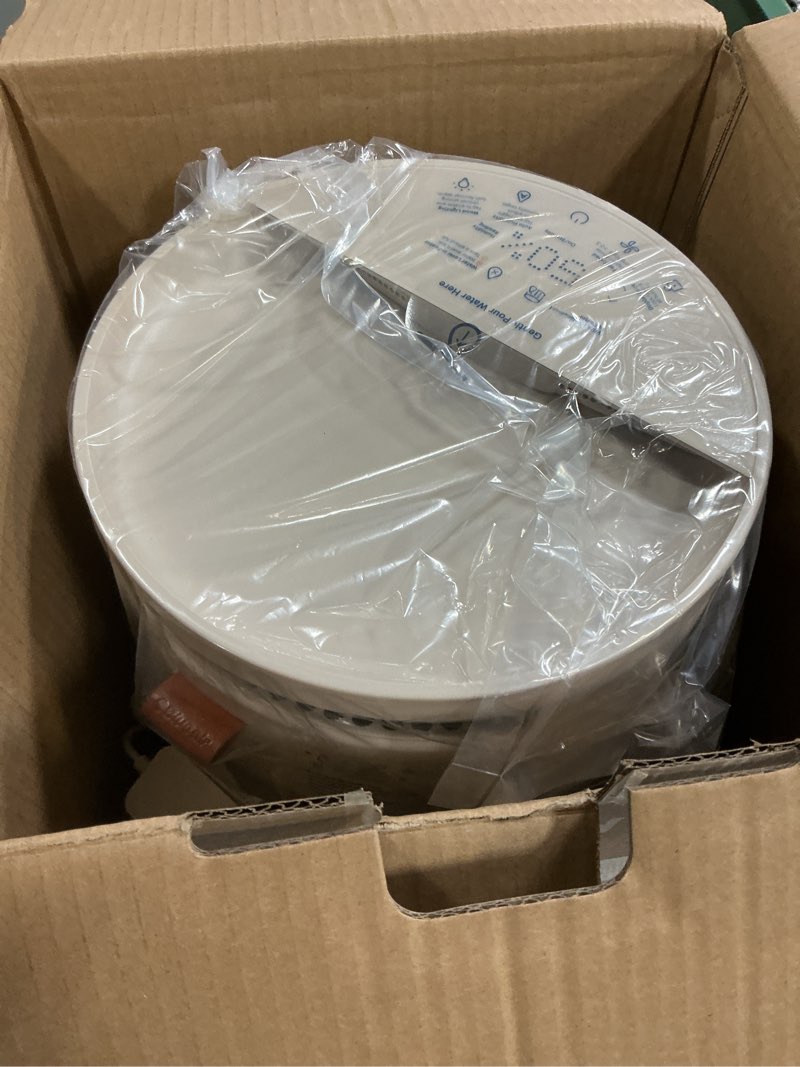 Condition photo showing New/Like New for BLUEAIR Room Humidifier - DreamWell - 48Hr Top-Fill Mist-Free InvisibleMist Technology Aroma Stone for Essential Oils and Soothing Mood Lighting - Quiet Operation for Bedroom and Home Use, Beige