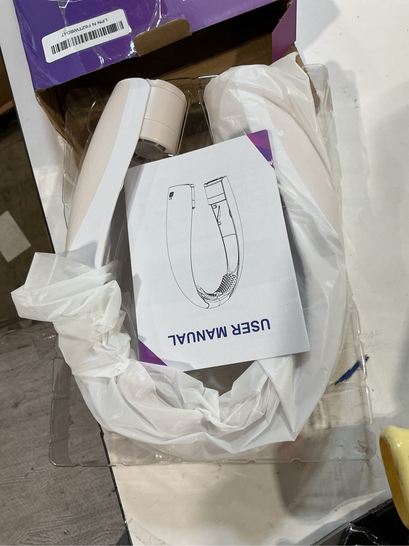 Condition photo showing Good Condition for portable neck fan with 6 powerful speeds,8000mah battery operated usb-c rechargeable fan, 20h runtime, hands-free 360° cooling wearable neck fan, personal fan for women men travel concerts (champagne) 8000mah champagne