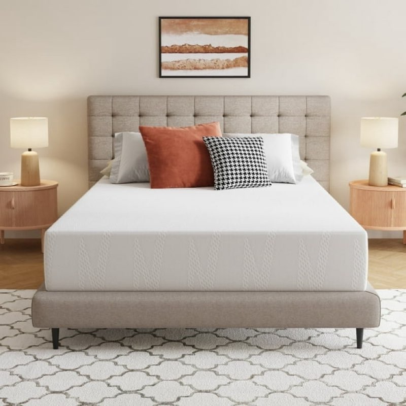 Sweetnight Victoria 10" Medium Gel Memory Foam Mattress, Twin Size
