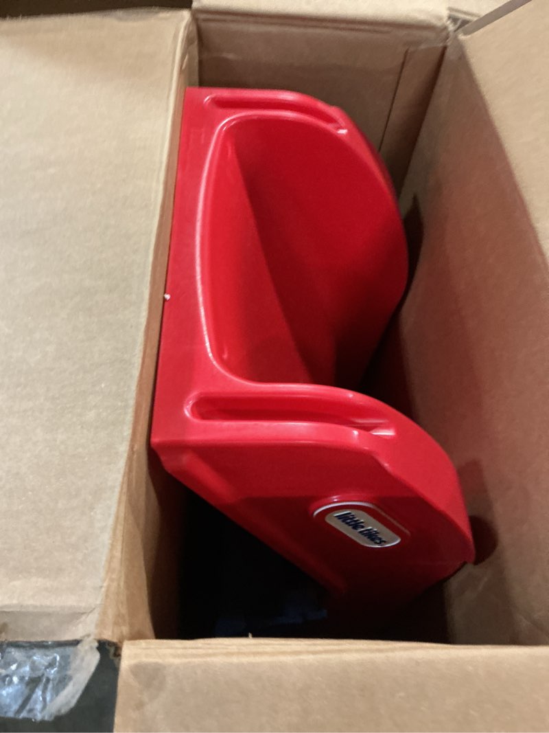 Condition photo showing As Is for little tikes first slide for kids, easy set up for indoor outdoor, easy to store, for toddlers ages 18 months - 6 years