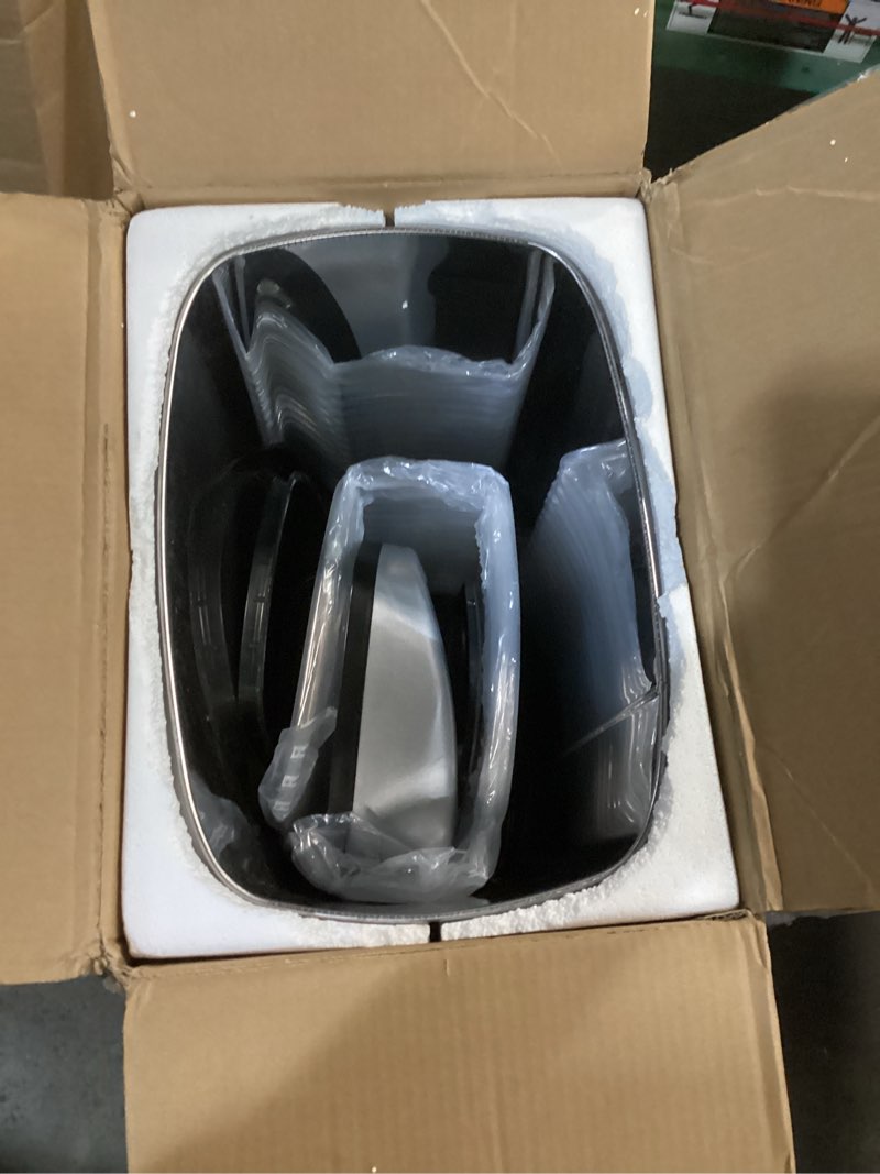 Condition photo showing As Is for itouchless 24 gallon / 91l sensor 2.0 trash can with lid commercial grade automatic stainless steel touchless garbage bin, absorbx odor filter, ac power or battery, for restaurant, lobby, home office